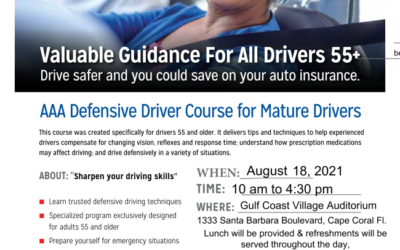 AAA Partners with Gulf Coast Village to Offer a Defensive Driver Course for Mature Drivers